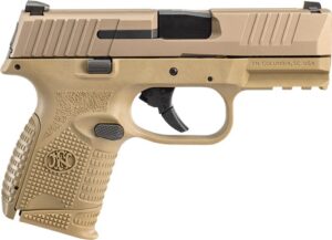 FN 509 Compact 9mm 3.7 inch Flat Dark Earth pistol with two magazines