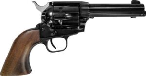 EAA Bounty Hunter 45 Long Colt 4.5 inch blued revolver with wood grips
