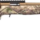 Ruger American Rimfire .22 WMR 18-inch Bronze Cerakote threaded barrel Go Wild camo stock