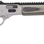 Rossi R95 lever-action rifle .45 Long Colt stainless finish with laminated wood stock and threaded barrel