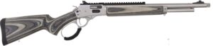 Rossi R95 lever-action rifle .45 Long Colt stainless finish with laminated wood stock and threaded barrel