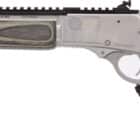 Rossi R95 lever-action rifle .45 Long Colt stainless finish with laminated wood stock and threaded barrel