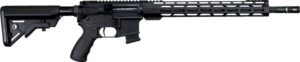 Alexander Arms RTA17BL 17 HMR tactical rifle with 18-inch fluted threaded barrel in black