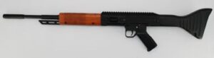 Rhineland Arms FG-9 9mm carbine with 16.25-inch threaded barrel and flash hider, black and wood furniture