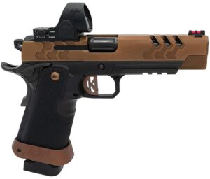 Kimber 2K11 Target O.I. 9mm 5in pistol in Coyote PVD with Trijicon SRO
