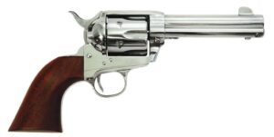 Cimarron Frontier .45 Long Colt revolver, 4.75 in stainless barrel with walnut one-piece grip