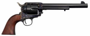 Cimarron Firearms 7th Cavalry .45 Long Colt 7.5 inch revolver case colored frame blued barrel walnut grip