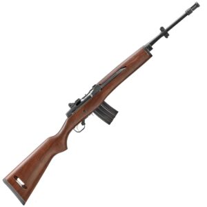 Ruger Mini-14 50th Anniversary rifle 5.56 NATO 18in walnut stock blued finish