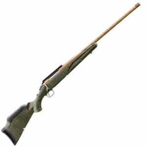 Ruger American Predator Gen II .30-06 Springfield 22 inch Burnt Bronze Cerakote barrel with green splatter stock
