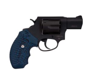 Taurus 856 2-inch .38 Special revolver with Blue VZ Cyclone grips and matte black finish