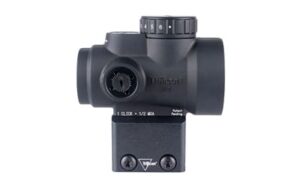 Trijicon MRO SD 1x25 2 MOA green dot reflex sight with lower 1/3 co-witness mount in matte black
