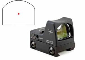 Trijicon RMR Type 2 RM33 3.25 MOA red dot sight in matte black with RM33 Picatinny mount