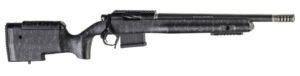 Christensen Arms BA Tactical 6.5 Creedmoor 16-inch carbon-fiber barrel rifle with black and gray stock