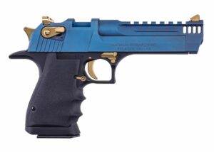 Magnum Research Desert Eagle L5 .50 AE 5-inch carbo blue slide black frame