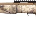 Ruger American Rimfire .22 WMR 18-inch Bronze Cerakote threaded barrel Go Wild camo stock