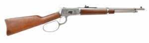 Heritage Arms R92 .357 Magnum lever-action rifle stainless finish hardwood stock engraved receiver