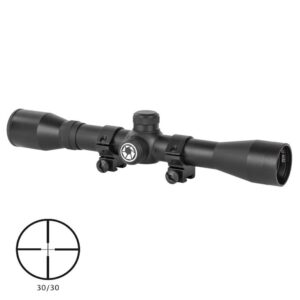 Barska Plinker-22 4x32 riflescope in black matte with 3/8in dovetail rings