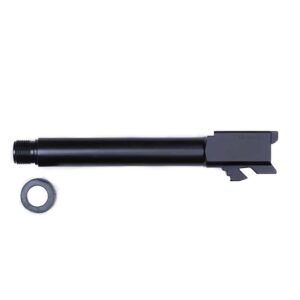 Glock 47697 G17 Gen5 threaded barrel 9mm black steel with thread protector