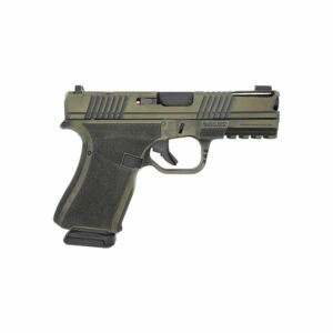 Black Rain Ordnance Frontline+ 9mm compact pistol Bazooka Green Cerakote