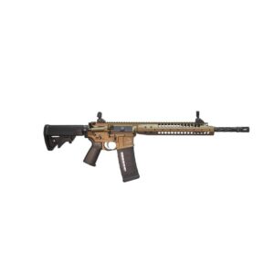 LWRC SIX8-A5 Razorback II 6.8 SPC II rifle with 16.1 inch barrel in burnt bronze finish