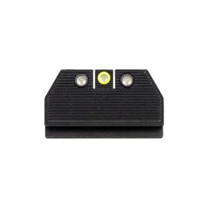 Night Fision Stealth tritium night sights for CZ P-10 C/F/S, green front with yellow outline