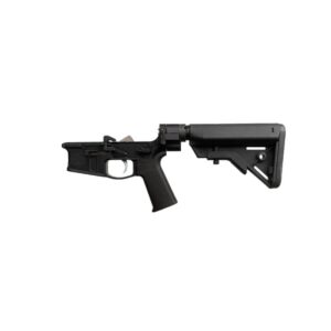 Shield Arms SA-15 complete folding lower receiver, black anodized, B5 Bravo stock