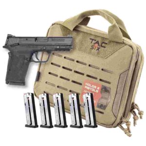 Smith & Wesson M&P9 Shield EZ M2.0 9mm handgun with case and five magazines