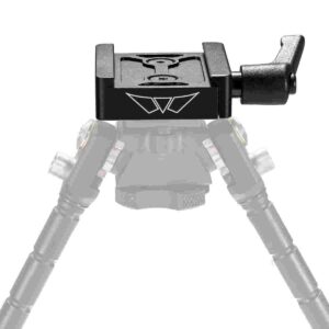 Warne 7955M ARCA Rail Adapter Skyline black anodized mount for Atlas bipods