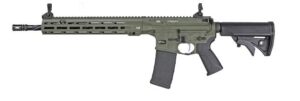 LWRC ICMKII 5.56mm ODG 16.1 inch rifle side view