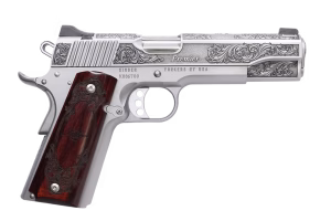 CNC FIREARMS Kimber 1911 Premier 5-inch stainless engraved with rosewood grips