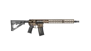 Radian Model 1 6mm ARC Cerakote Brown AR with SBA3 brace and M-LOK handguard