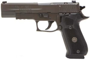 Sig Sauer P220 Legion full-size 10mm pistol Legion Gray with black G10 grips and X-RAY3 sights