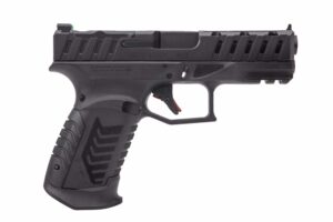 Derya DY9 Island Kit 9mm pistol in black Melonite, optics-ready slide