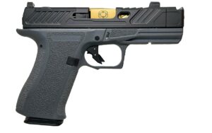Shadow Systems CR920XP ELT 9mm compact pistol, gray polymer frame, bronze fluted barrel, 15+1 capacity