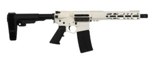 Wise Arms WA-15B 5.56mm .223 Rem 10.5 inch White Cerakote SBA3 pistol