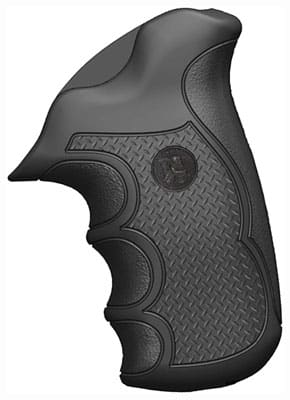 Pachmayr Diamond Pro Grip 02483 black rubber diamond checkering for Ruger SP101