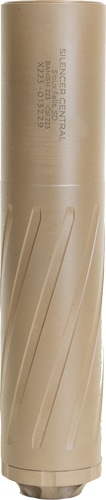 Banish BANISH223 7-inch titanium suppressor FDE 1/2x28