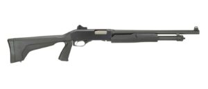 Stevens 320 Security 18.5in pump shotgun with pistol grip and ghost-ring sight