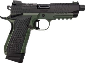 Kimber KDS9C 9mm Ranger Green/Black 4.6 inch pistol, side view