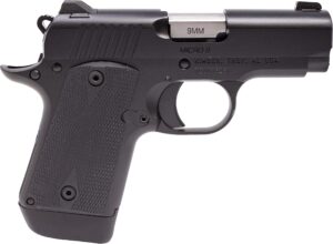 Kimber Micro 9 Liberty 9mm pistol, Black KimPro II finish, red fiber-optic front sight, part 3300244