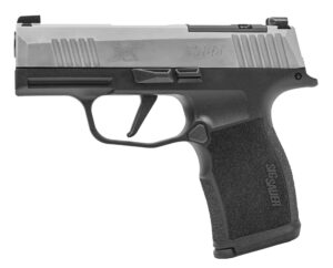 Sig Sauer P365X 9mm micro-compact pistol stainless slide black XSeries grip 3.1-inch barrel