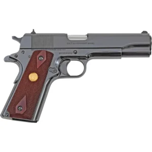 Colt 1911 Government Classic .45 ACP 5 inch Royal Blue with rosewood grips
