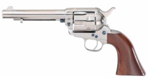 Taylors & Company Gunfighter .357 Magnum 5.5-inch revolver profile with walnut grips