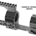Audere Adversus 34mm high 20MOA scope mount in black