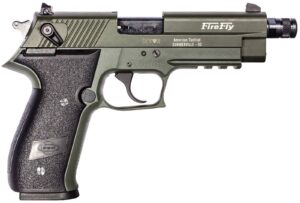 GSG FireFly .22 LR 4.9 inch threaded barrel green pistol GERG2213TFFGA