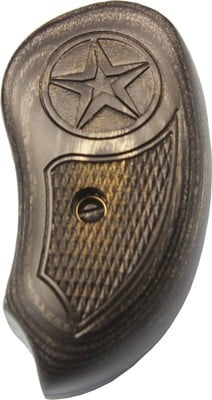 Bond Arms extended laminated ash pistol grip black and grey with star inset