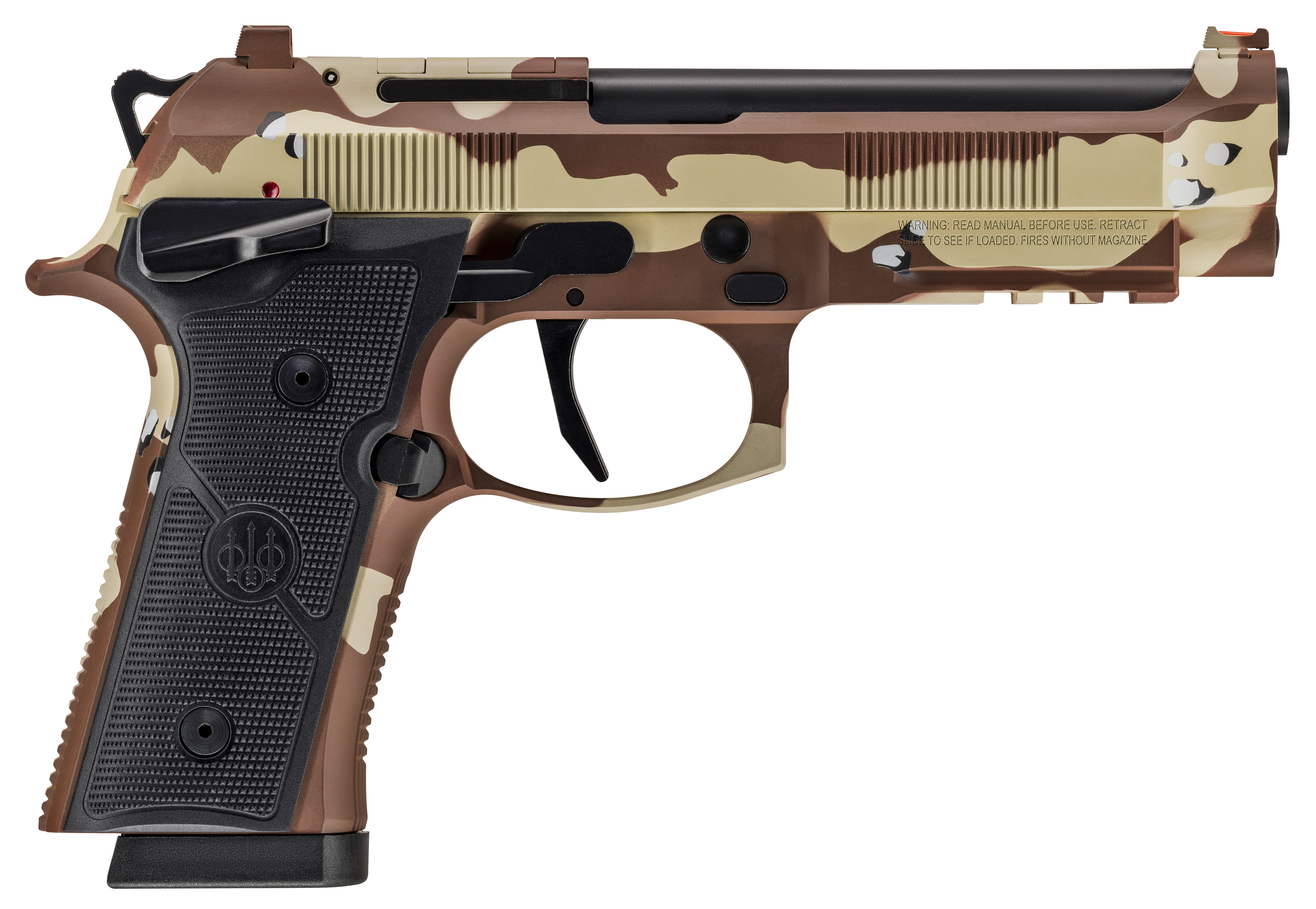 Beretta 92XI SAO 9mm 4.7in Chocolate Chip | SPEC0730A10