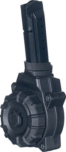 PRO MAG MAGAZINE FOR GLOCK 17 - 19 9MM 30RD DRUM BLACK POLYMER