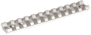 EGW SCOPE BASE RUGER 10-22 - TAKEDOWN PICATINNY RAIL SILVER