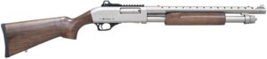Citadel Mariner 12ga 18.5in nickel finish shotgun with walnut stock